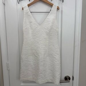 Lilly Pulitzer White Textured Mini Dress